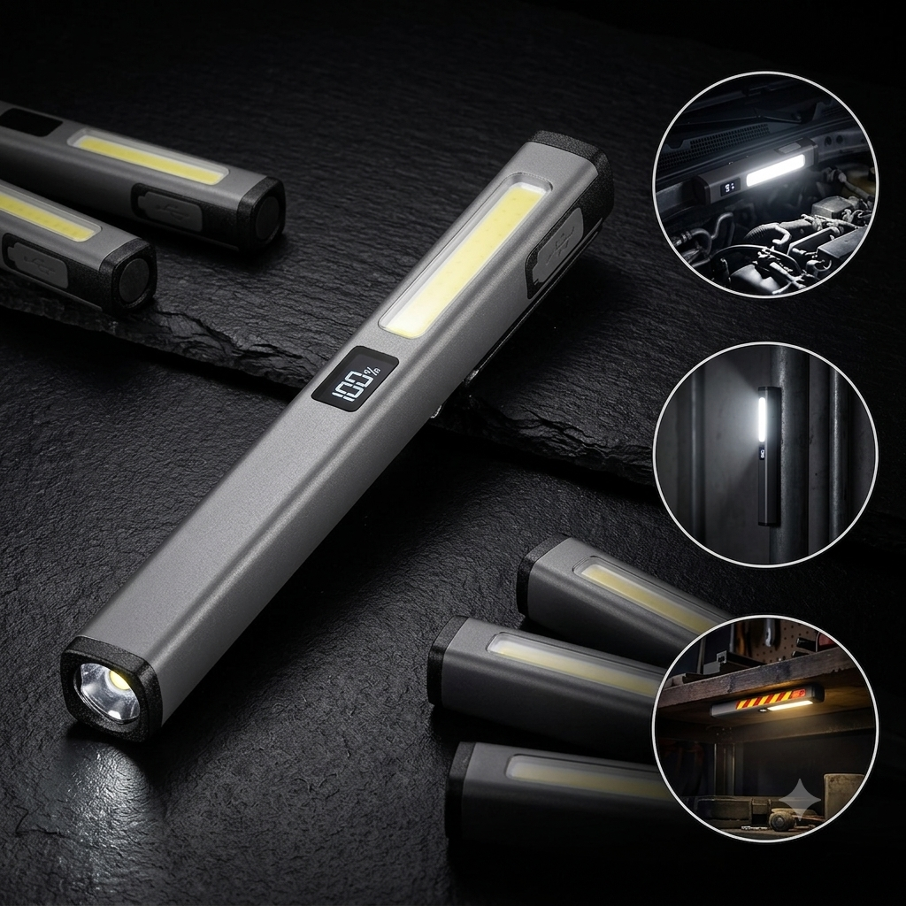 Gemini_Generated_Image_va0ku1va0ku1va0k Pro-Task Magnetic Rechargeable Emergency Flashlight - Image 1