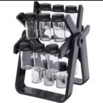 18 Glass Rotating Jar Rack - Image 2